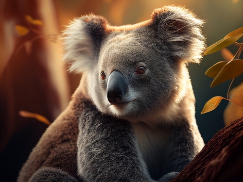 beautiful koala with a warm soul 000
