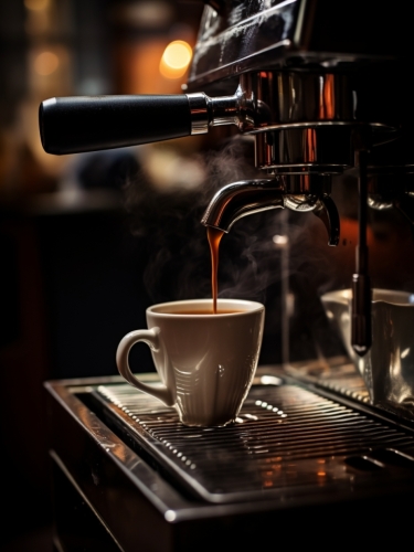 espresso machine pouring cup 000