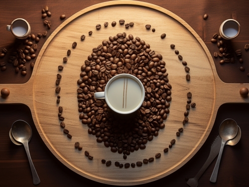 one teaspoon coffee bean 000